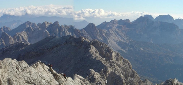 Vista de los Dolomitas
